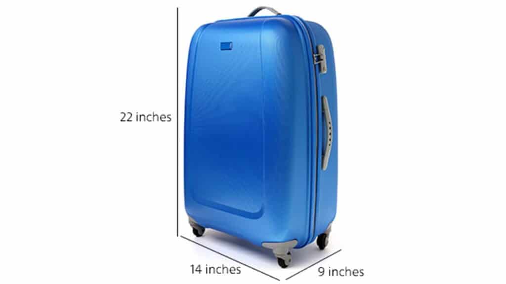 carry-on baggage size