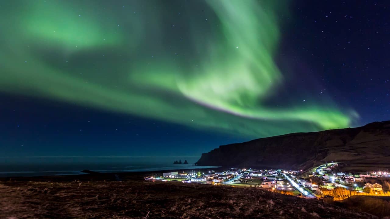 Northern Lights Over Iceland