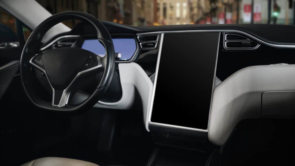 touchscreens in cars