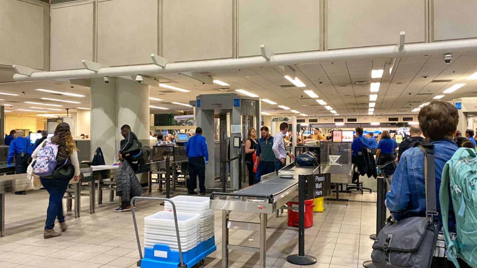 TSA checkpoints
