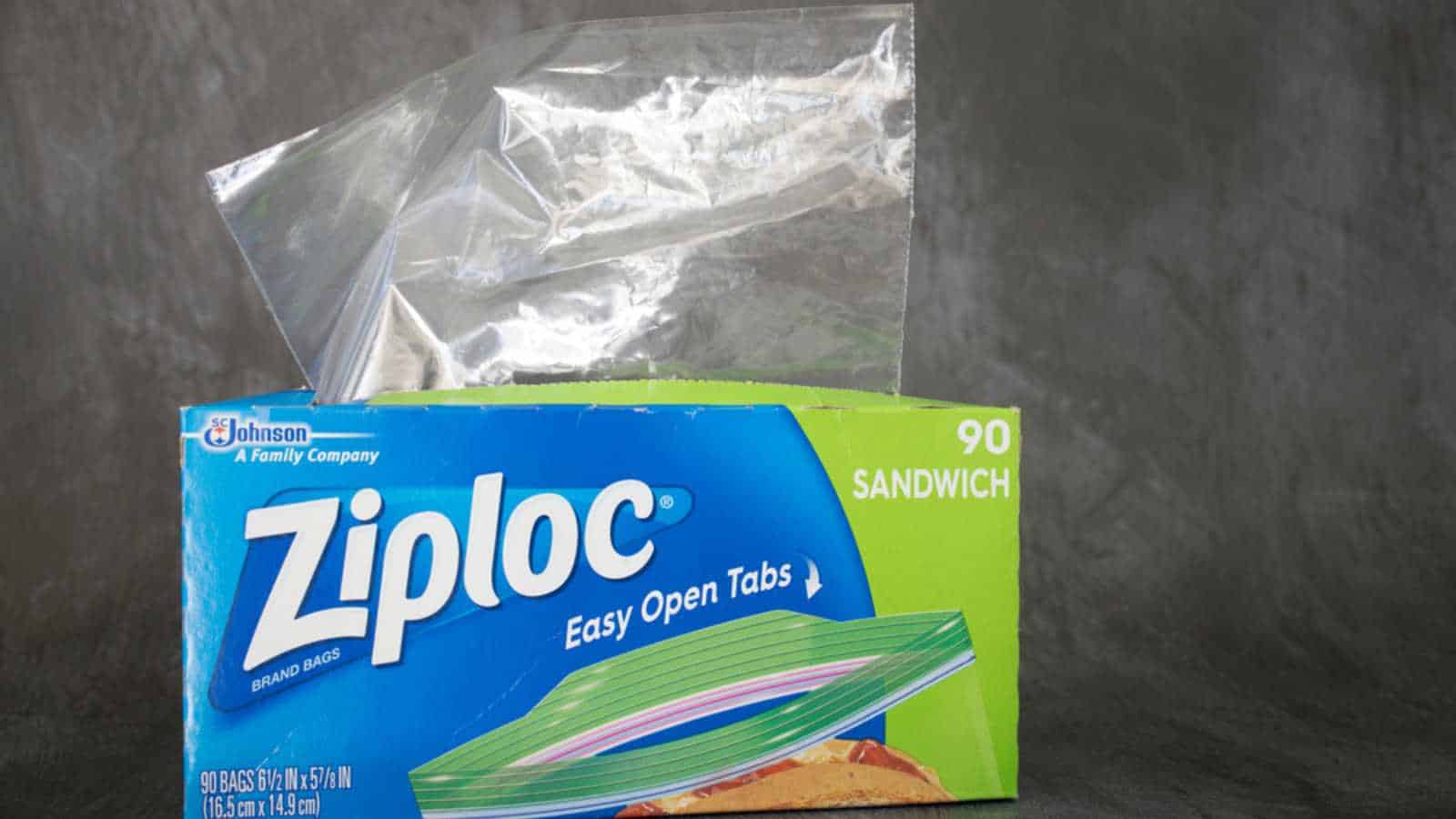 Phoenix, Arizona, June 15, 2020: Ziploc Sandwich Bags