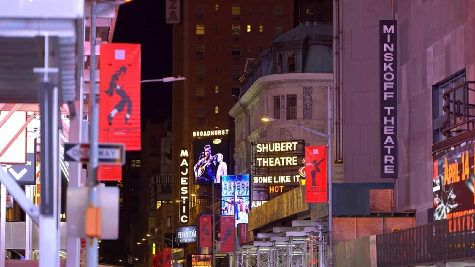 Theaters on Broadway Manhattan