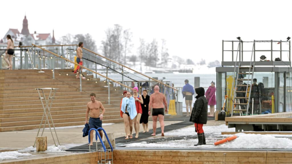 Ice Swimming in Helsinki,